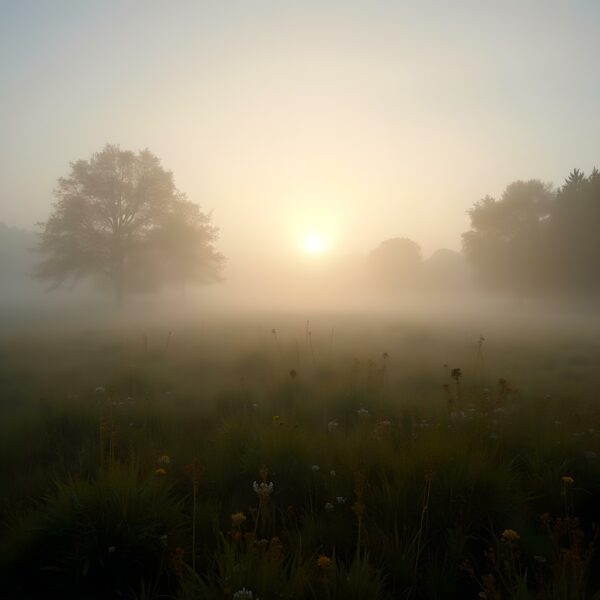 A Tranquil Morning in Autumn