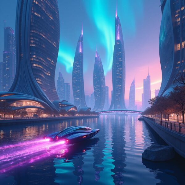 Neon Tides of Tomorrow