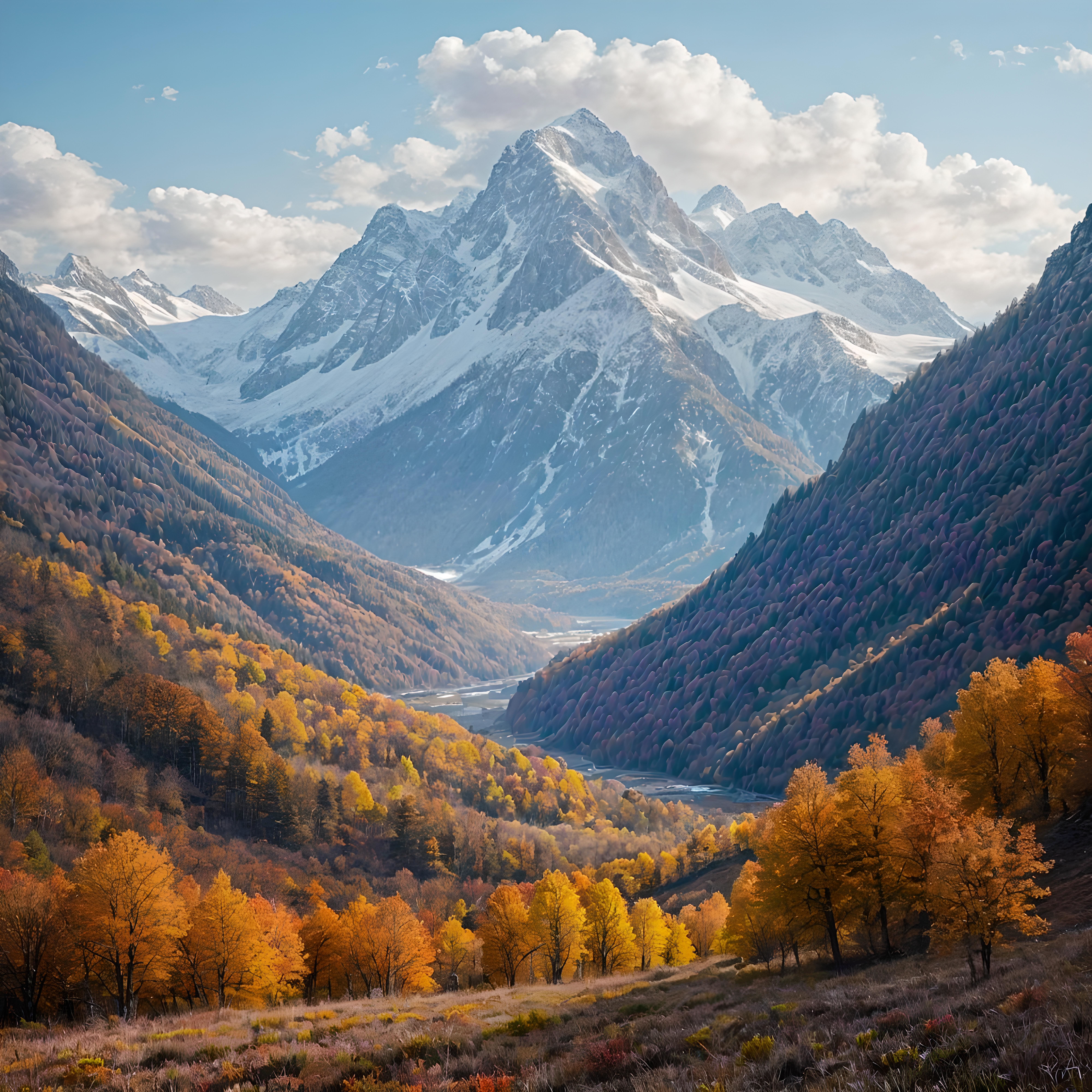 Majestic Autumn Peaks