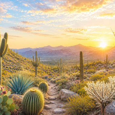 desert golder hour