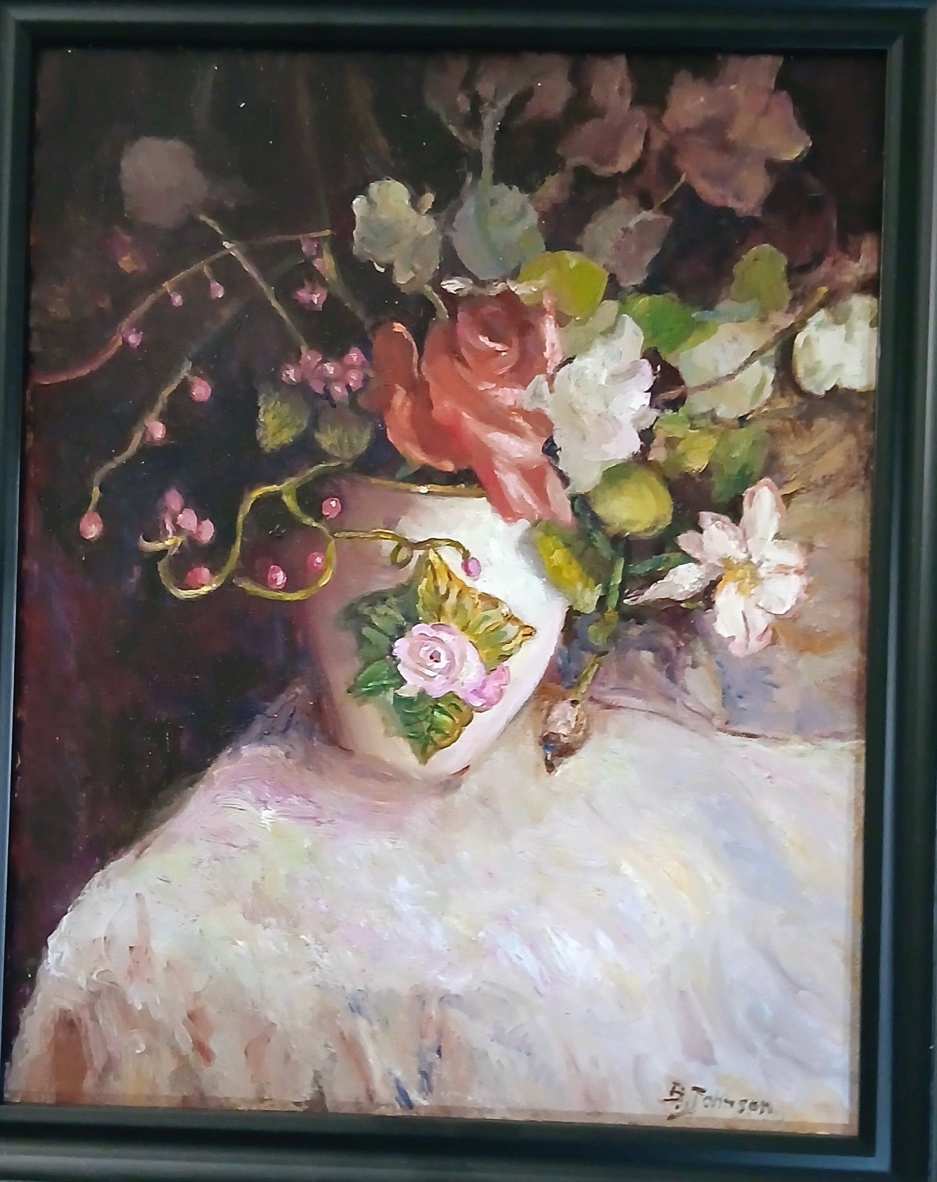 Whispers of Romance, a floral still life by Benjamin Johnson